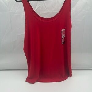 No Boundaries Women’s Red Fitted Scoop Tank New With Tags Size XXXL